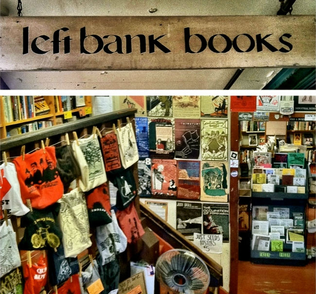 Left Bank books, photo by Sue Aran