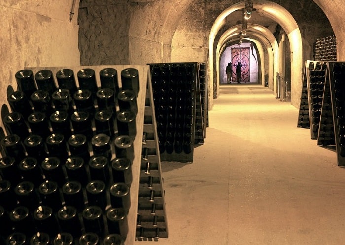 Taittinger cellars