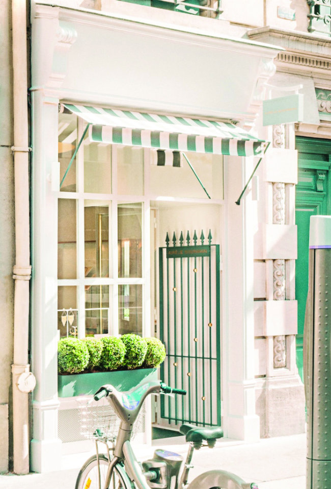 The Aurélie Bidermann boutique in Paris