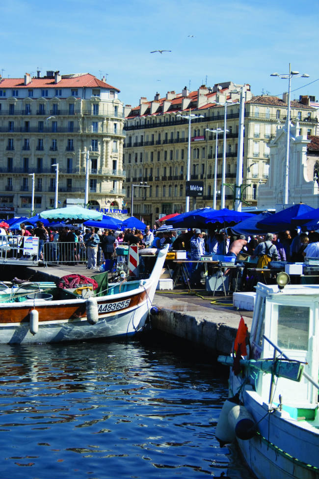 The fish market in the Old Port