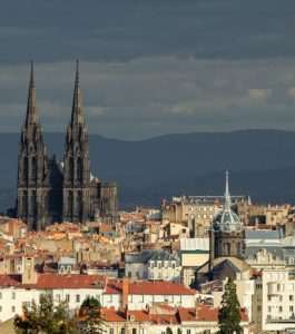 Clermont-Ferrand, medieval capital of the Auvergne, hosts the annual International Short Film Festival in February. Photo © 2016, Richard L. Alexander 