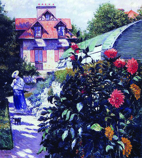 The Garden at Petit Gennevilliers, 1893 by Gustave Caillebotte