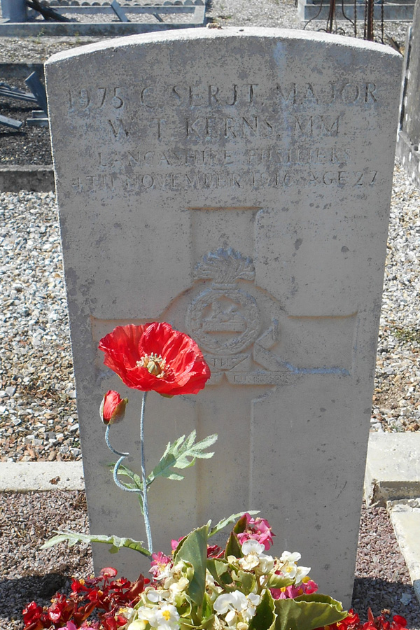 Segeant-Major W.T. Kerns, M.M. Lancashire Fusiliers, photo: Nigelle de Visme