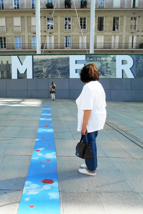 Memorial in Amiens, photo: Nigelle de Visme