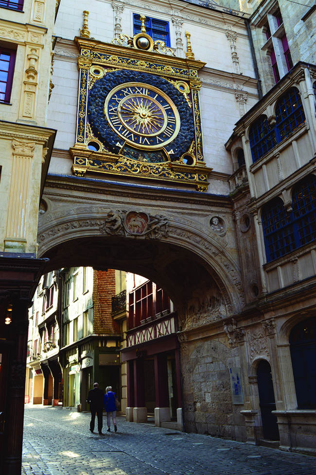 The Gros Horloge in Rouen