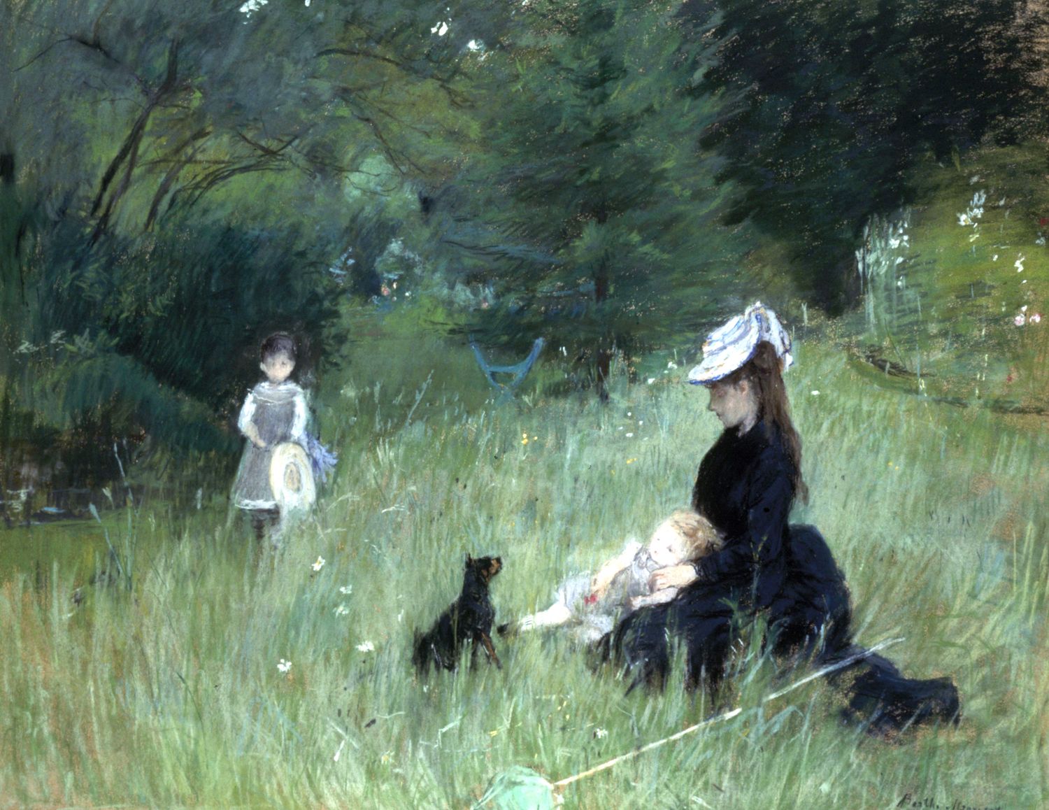 Berthe Morisot, Dans le parc, circa 1874 © Petit Palais / Roger-Viollet