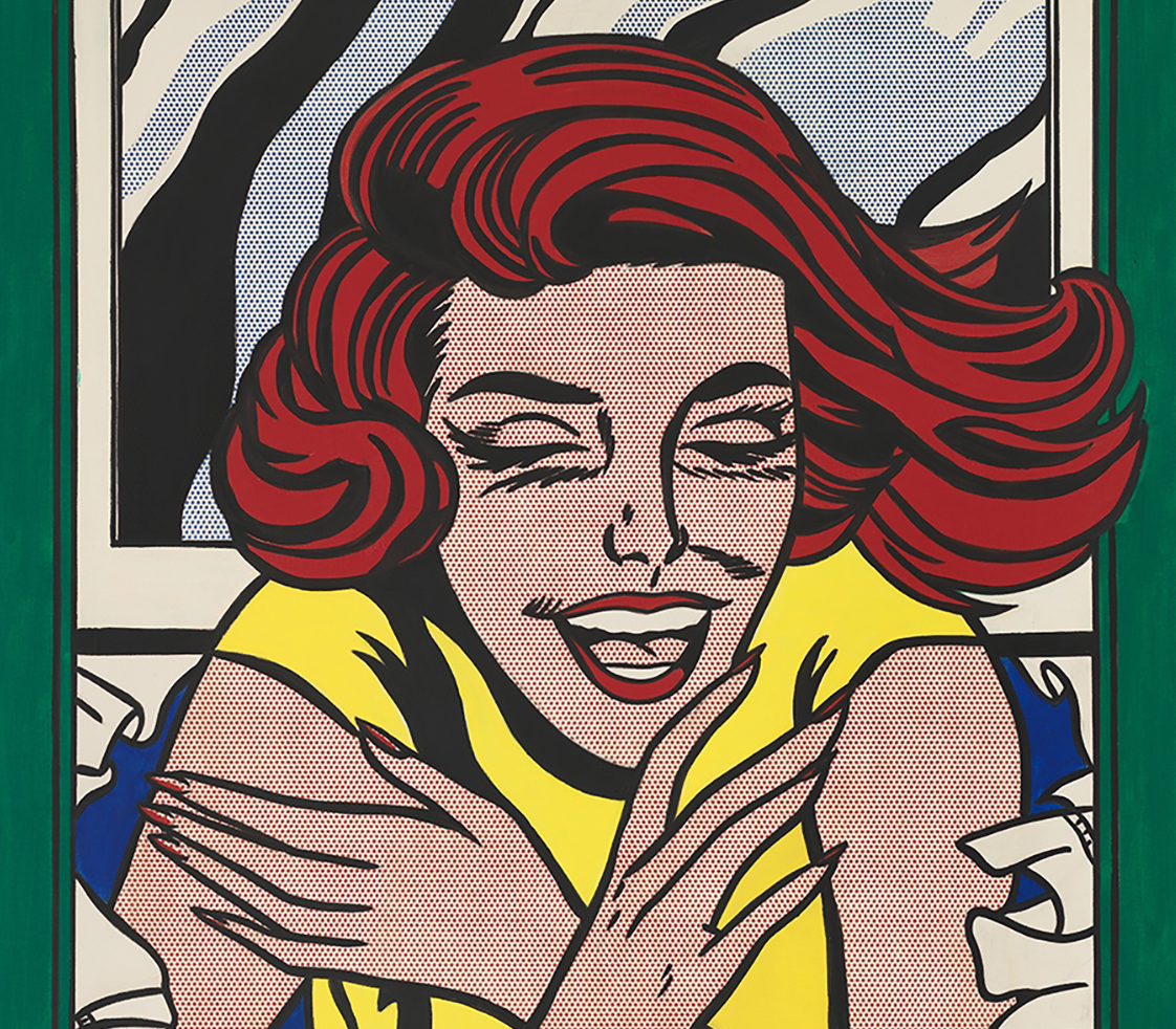 Roy Lichtenstein, Girl in Window ([detail] © Whitney Museum, N.Y. © Estate of Roy Lichtenstein New York, Adagp Paris 2017