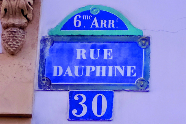 Parisian Walkways Rue Dauphine On The Left Bank