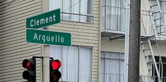 Clement Street and Arguello Boulevard