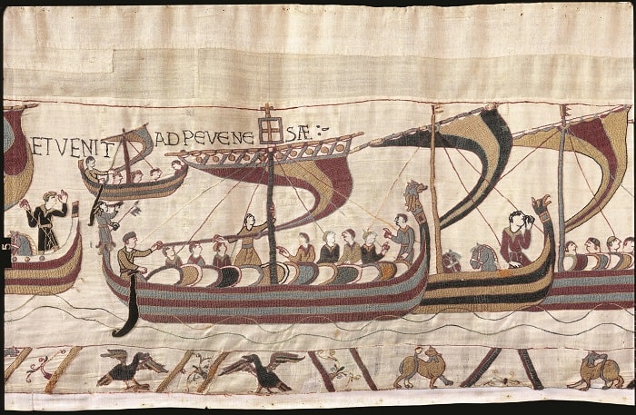 A section of the tapestry 