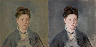 Manet's Madame Manet Before and After