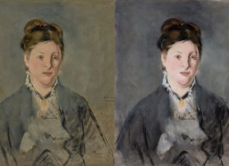 Manet's Madame Manet Before and After