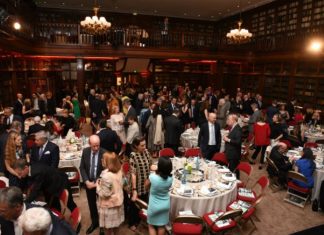American Library gala at the Automobile Club of France