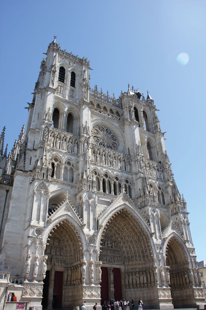 the world-famous Amiens Cathedral