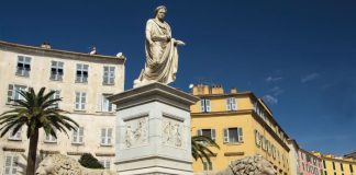 napoleon statue in ajaccio