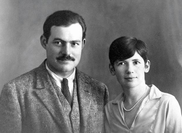 Ernest and Pauline Hemingway (née Pfeiffer) in Paris in 1927