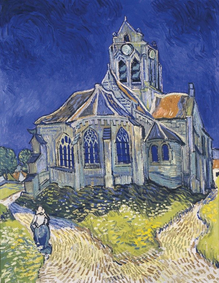 Van Gogh's rendering of the church