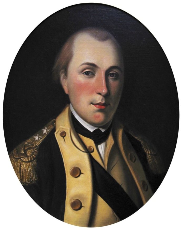 Lafayete in Continental Army uniform