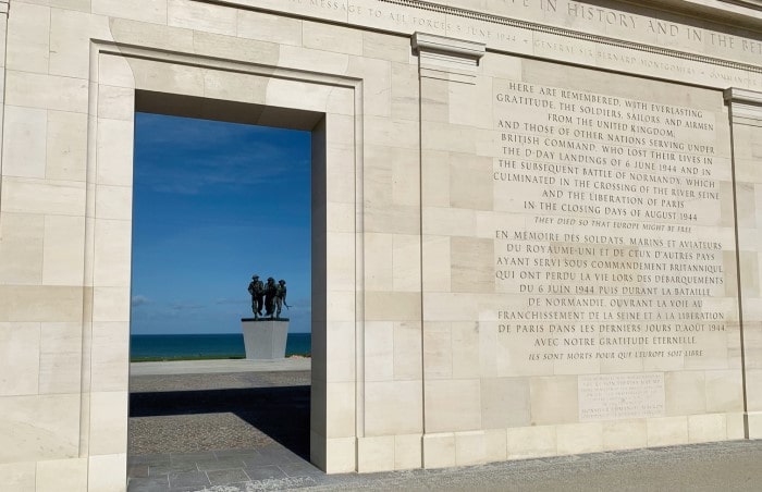 The British Normandy Memorial was unveiled on June 6 this year