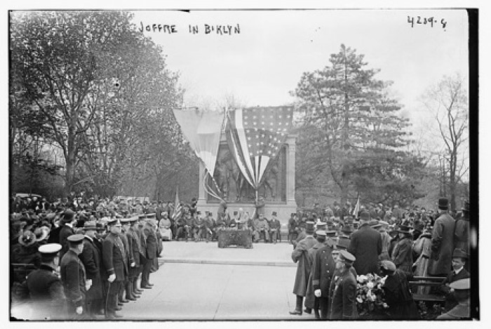 Dedication of Lafayette Monument in Prospect Park Brooklyn, 1917