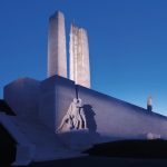 The Vimy Memorial honours the 60,000 Canadian troops who gave their lives during the war