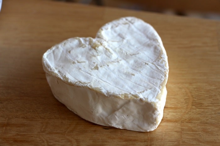 heart shaped Cheese