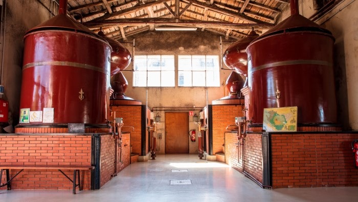 Pot Stills in Angeac Distillery