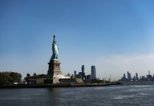 Statue of Liberty and ellis Island
